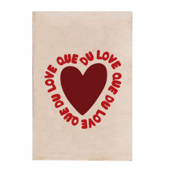 Carte en bois - Que du love