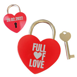 Cadenas rouge cœur - Full...