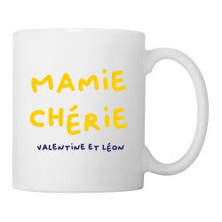 Mug - Mamie Chérie jaune