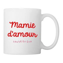 Mug - Mamie d'amour rouge