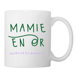 Mug - Mamie en Or vert
