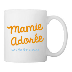 Mug - Mamie adorée orange