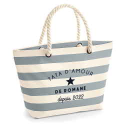 Sac anses cordes - Rayé...