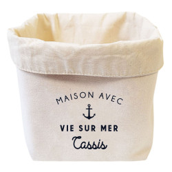 Panier en tissu - Naturel...