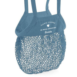 Sac filet - Bleu - Message...