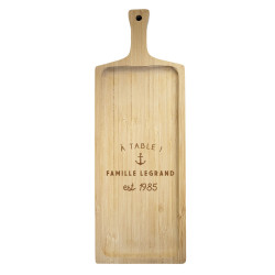 Planche apéro en bambou -...