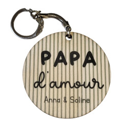 Porte-clés - Papa d'amour -...