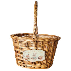 Panier en osier - Pâques...