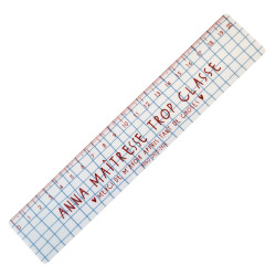 Règle en plexi 20 cm -...