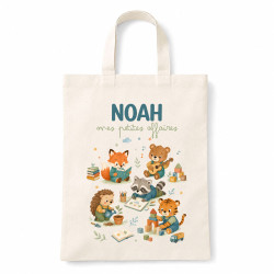 Petit tote bag en toile -...