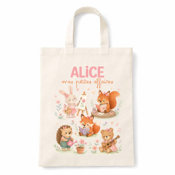 Petit tote bag en toile -...