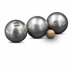 Jeu de 3 boules de pétanque...