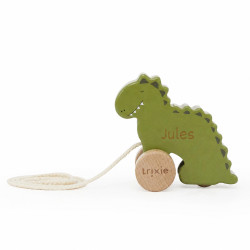 Petit jouet à tirer en bois...