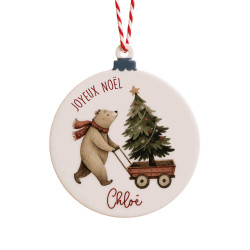 Boule de Noël en plexi -...