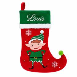 Chaussette de Noël - Lutin...