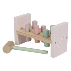 Grand cube d'activités en bois - rose - Ma Baby Checklist
