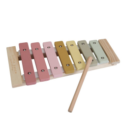 Xylophone en bois rose -...