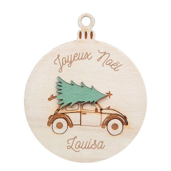Boule de Noël - Voiture &...