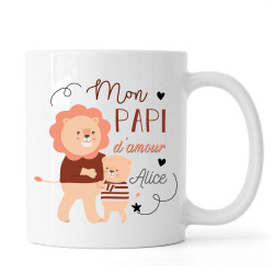 Mug - Mon papi d'amour Lion