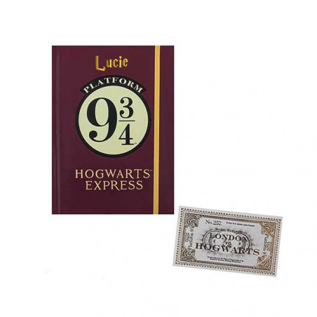 Carnet Harry Potter - 9 3/4 Et Marque Page Poudlard Express