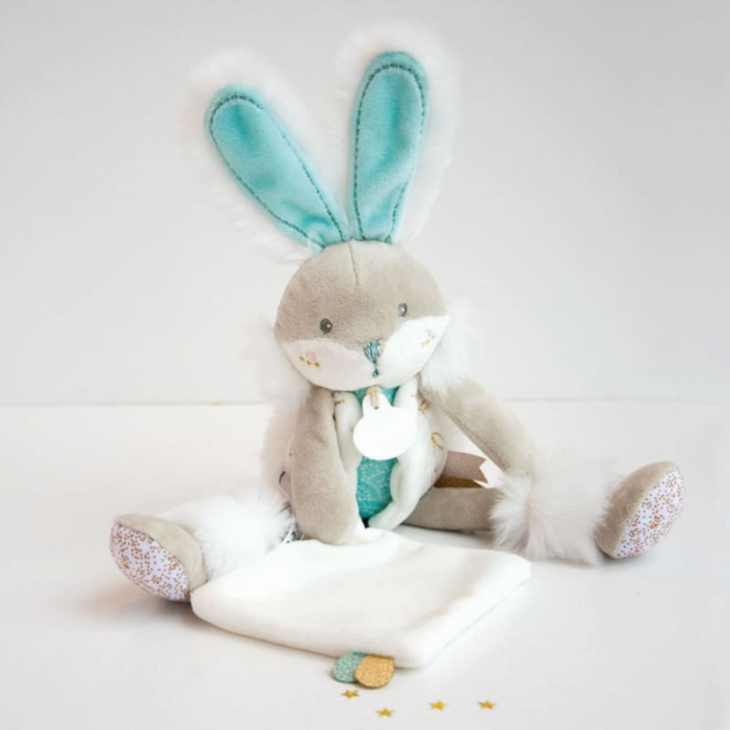 Peluche Baleine Avec Doudou Doudou Et Compagnie - 15cm Bleu Pour Bébé