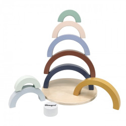 Puzzle rond arc-en-ciel en...