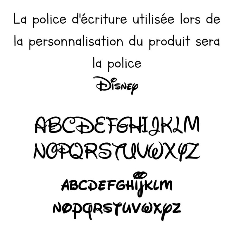 doudou disney personnalisé