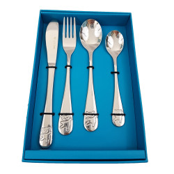 Set De 4 Couverts Enfant Ourson