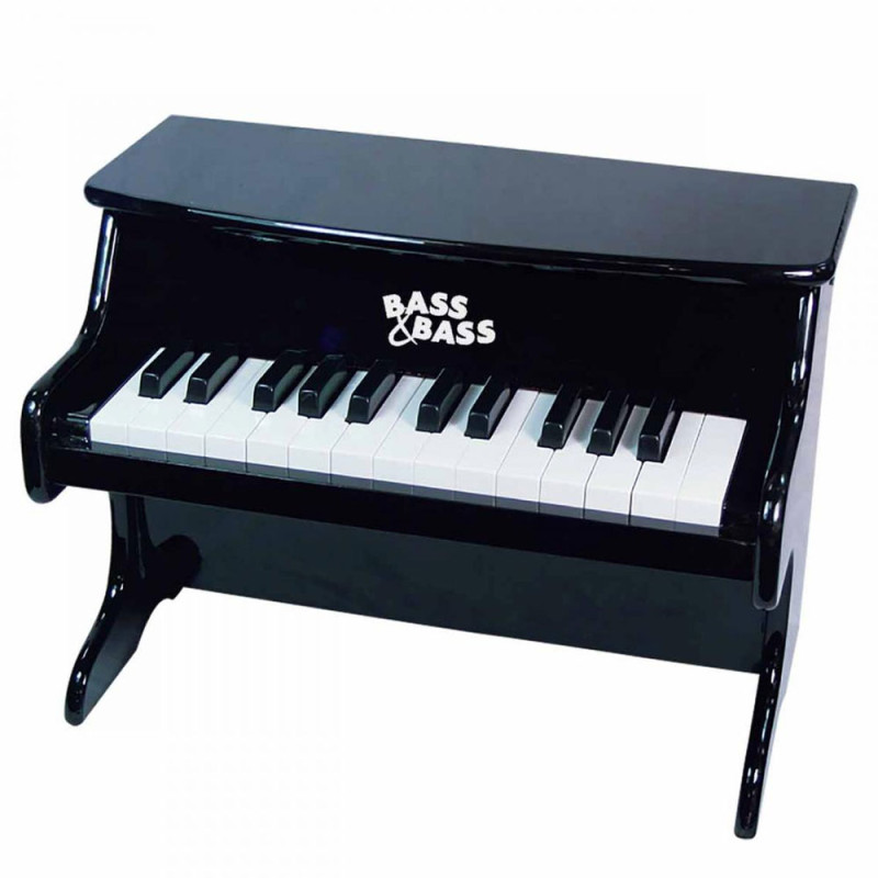 Piano mécanique noir enfant 25 notes - Bass Bass