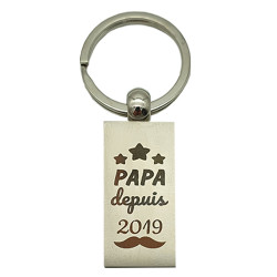 Porte-clés en métal - Papa...