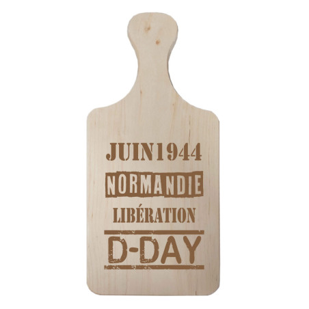 Planche à Apéro Gravée "Apéro Gourmand" - 32x16cm, Bois Reconstitué, Décoration Et Service