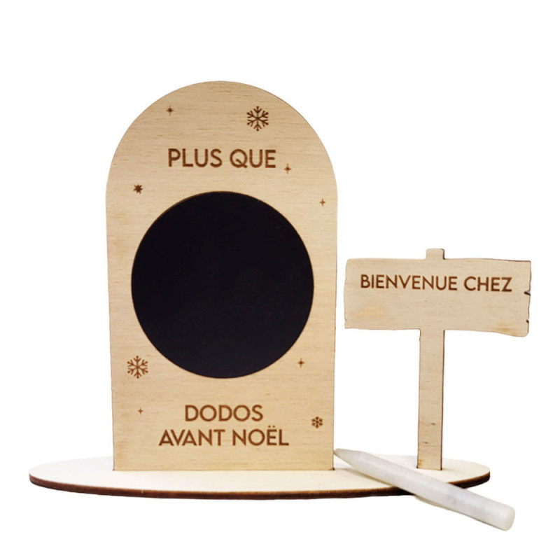Compte à rebours de Noël en forme de vache, boîte aveugle de compte à rebours de Noël