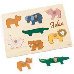 Puzzle animal en bois 7...