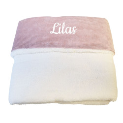 Couverture sherpa rose -...