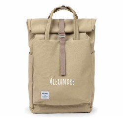 Grand sac à dos Beige -...