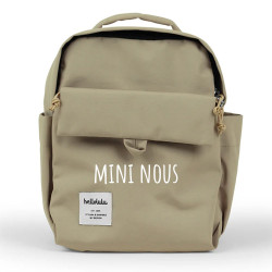 Petit sac à dos Beige -...