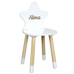 Chaise en bois enfant -...