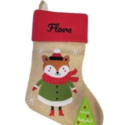 Chaussette de Noël - Flora