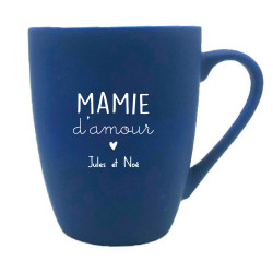 Mug céramique bleu - Mamie...