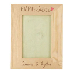 Cadre photo en bois - Mamie...