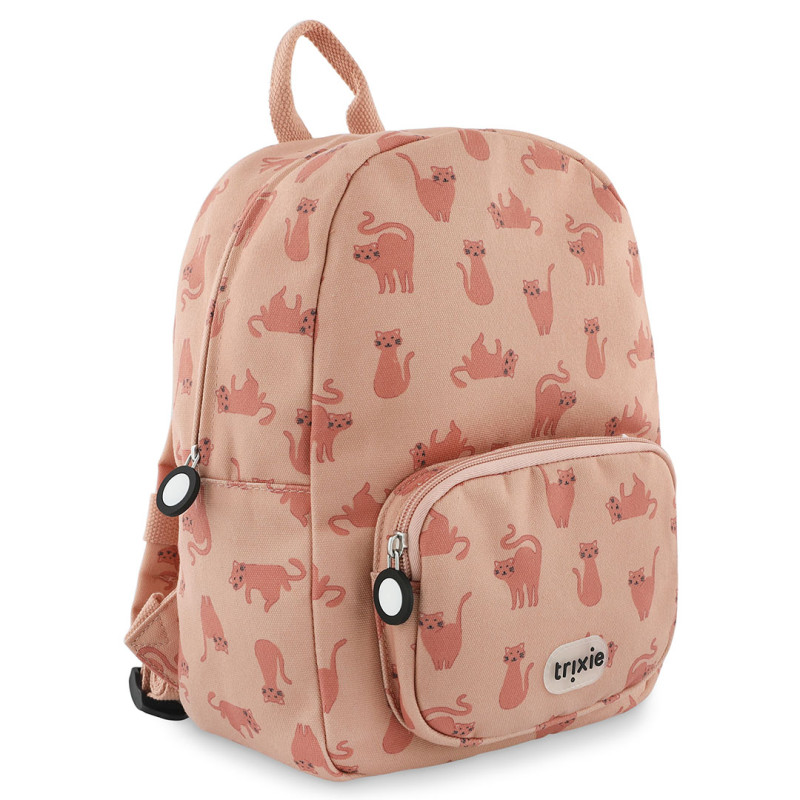 Trixie Sac à Déjeuner Isotherme Coton Motif Chat Rose 5,2 L - Pratique Et Mignon