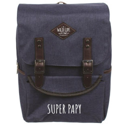 Sac à dos lanières bleu marine