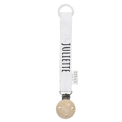 Attache tétine en coton -...