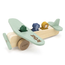Avion en bois animaux - Trixie