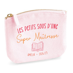 Porte-monnaie rose - Les...