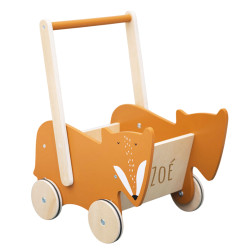 Chariot de marche en bois...