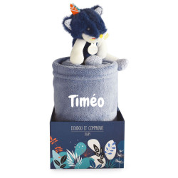 Doudou plaid TIWIPI - Loup...