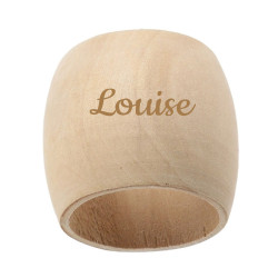 Rond de serviette en bois