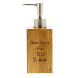 Distributeur à savon en bambou