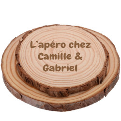 Dessous de verre en bois...